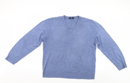 Blue Harbour Mens Blue   Pullover Jumper Size L