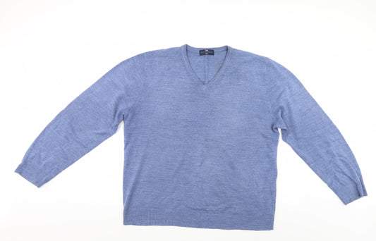 Blue Harbour Mens Blue   Pullover Jumper Size L