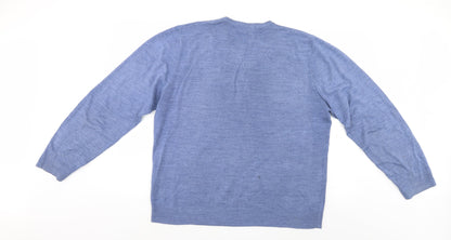 Blue Harbour Mens Blue   Pullover Jumper Size L
