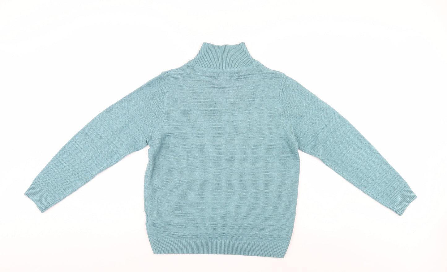 Womens UK Size 14 Isle Blue Pullover Jumper