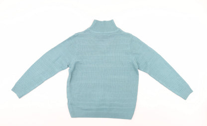 Womens UK Size 14 Isle Blue Pullover Jumper