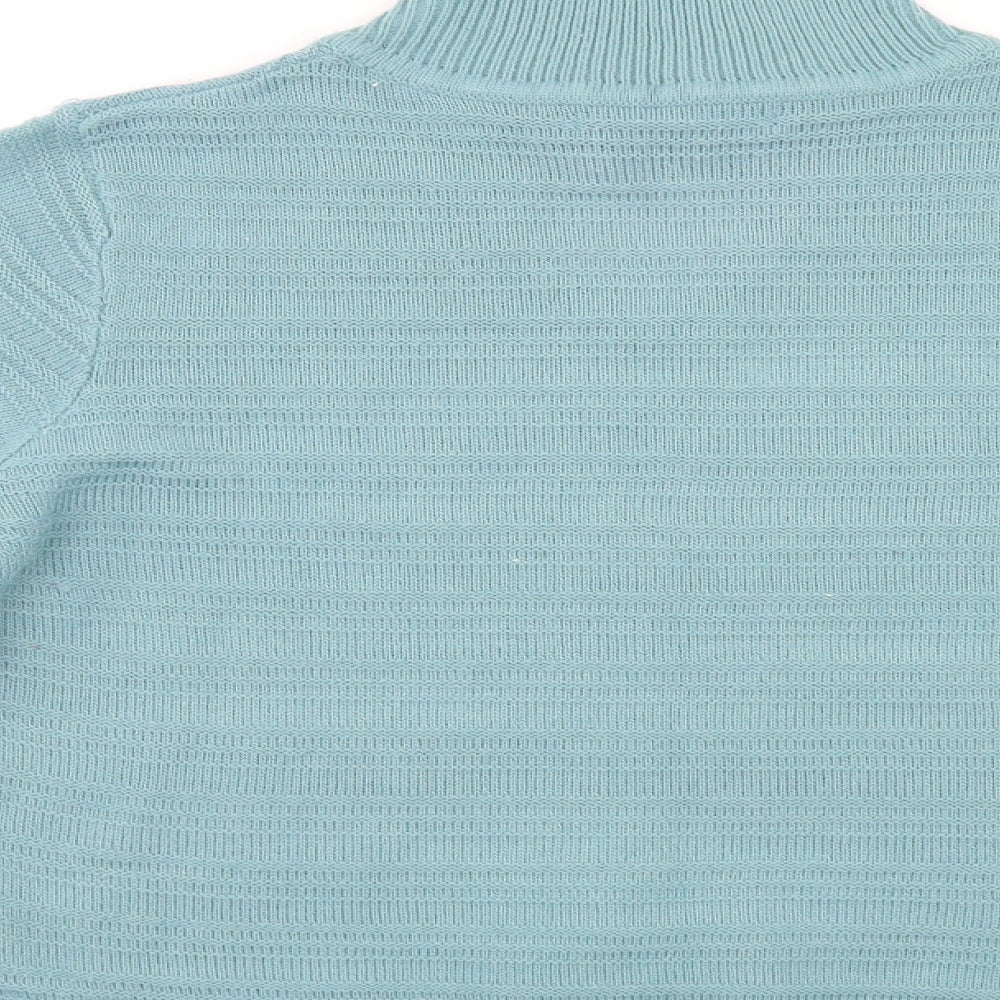 Womens UK Size 14 Isle Blue Pullover Jumper