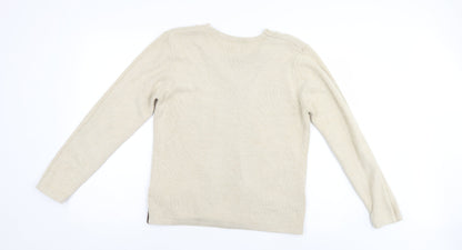 Womens UK Size  Preworn Brown Pullover Jumper