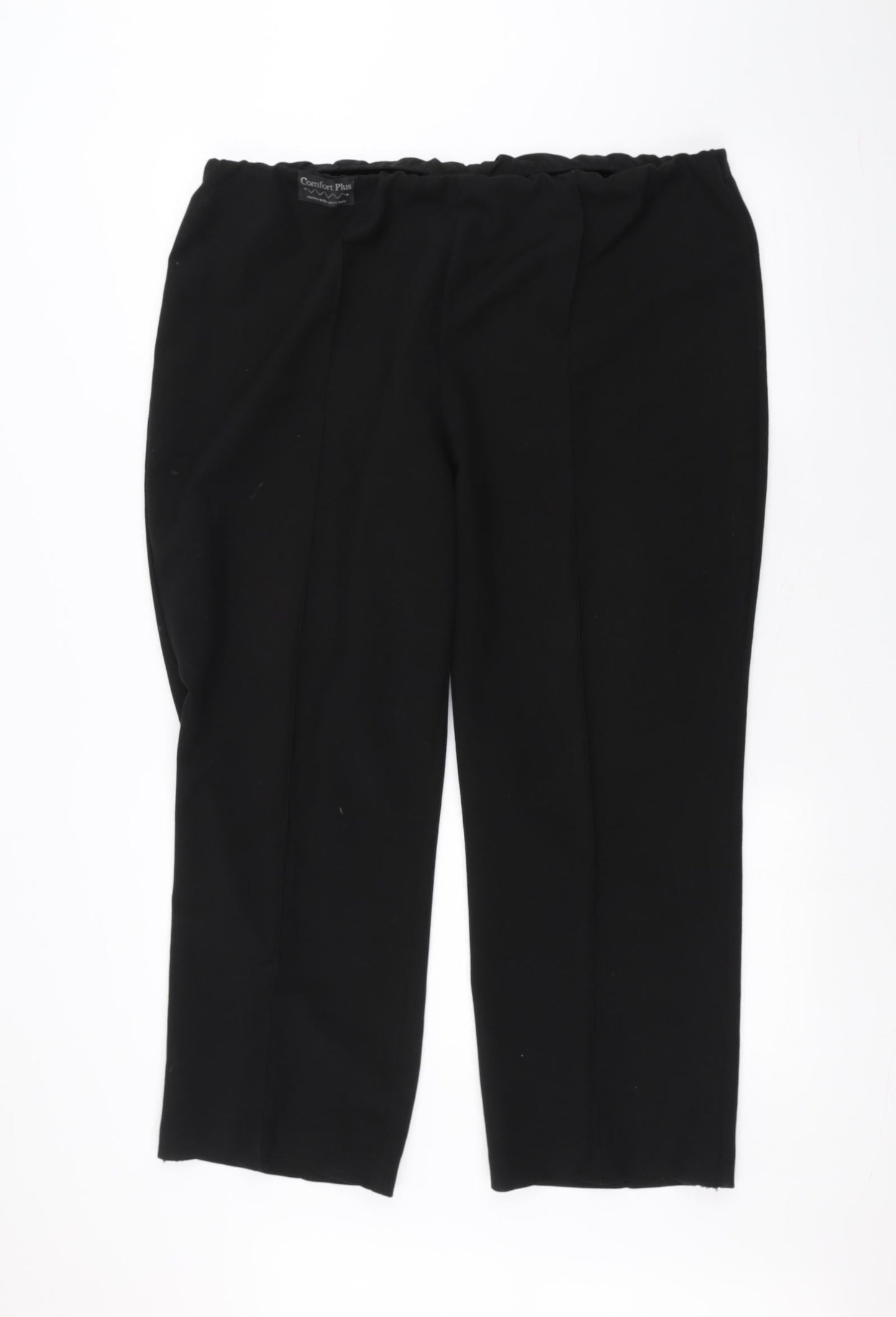 Womens UK Size 18 Vida Vi Regular Fit  Black Trousers