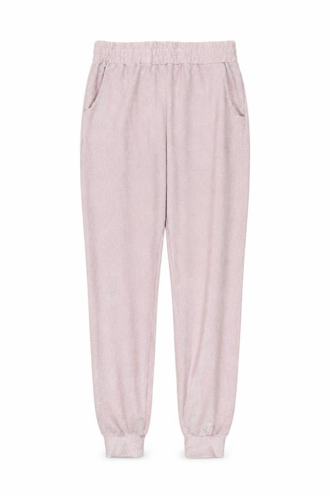 Womens UK Size L Preworn Regular Fit  Pink Trousers