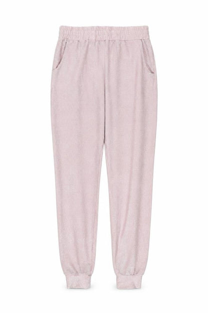 Womens UK Size L Preworn Regular Fit  Pink Trousers