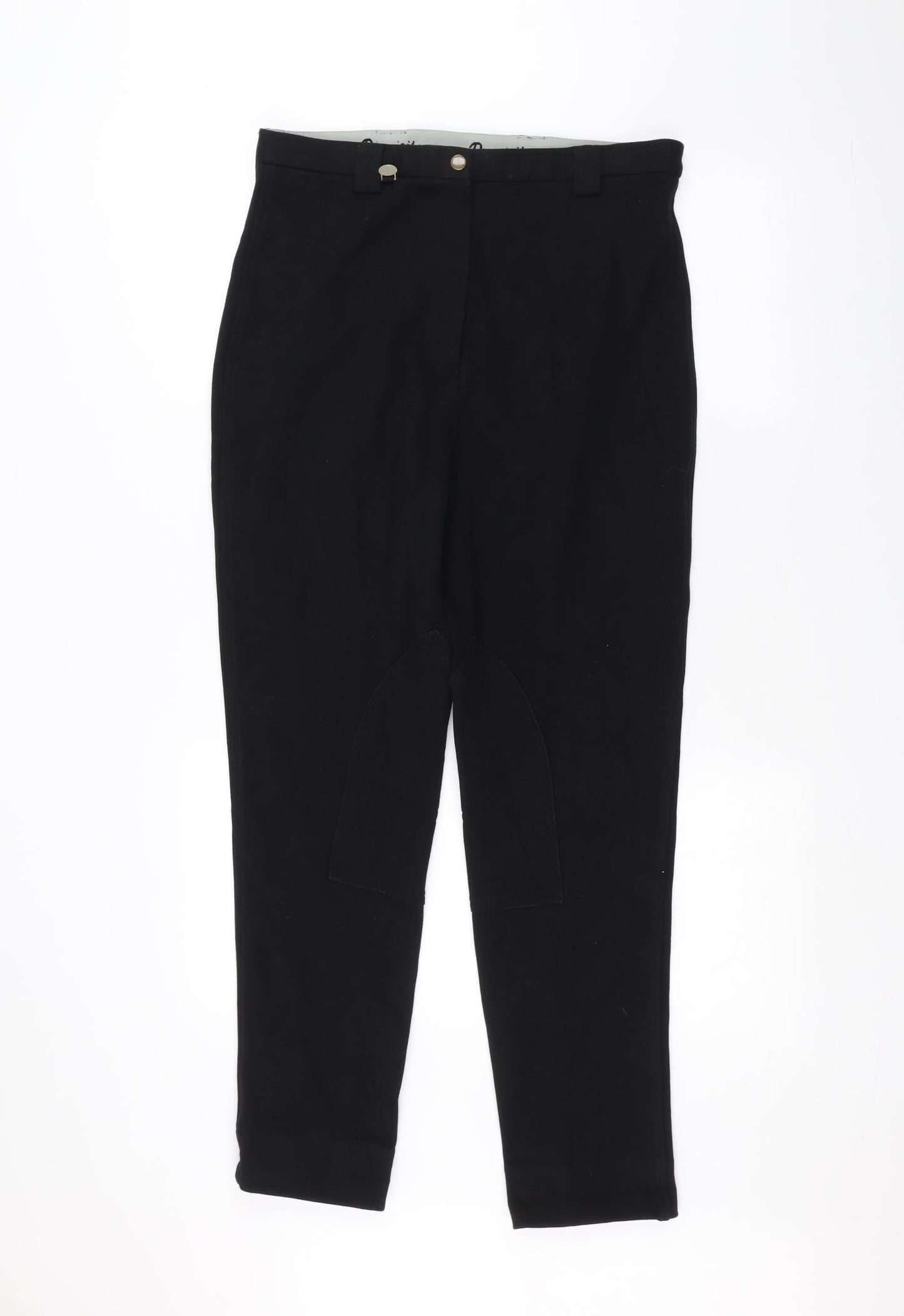 Womens UK Size 32 in Preworn Regular Fit  Black Trousers