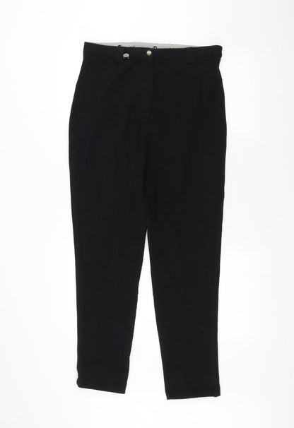 Womens UK Size 32 in Preworn Regular Fit  Black Trousers