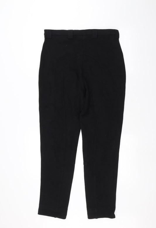 Womens UK Size 32 in Preworn Regular Fit  Black Trousers