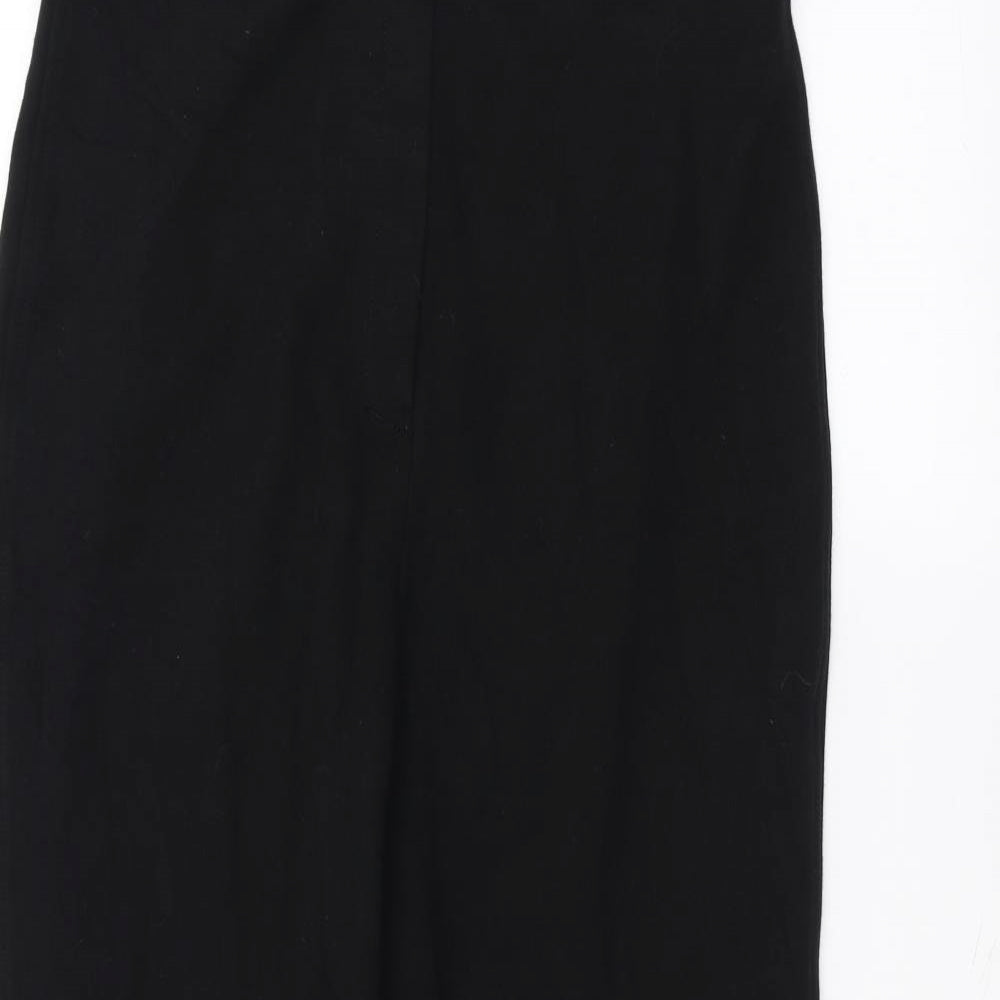 Womens UK Size 32 in Preworn Regular Fit  Black Trousers