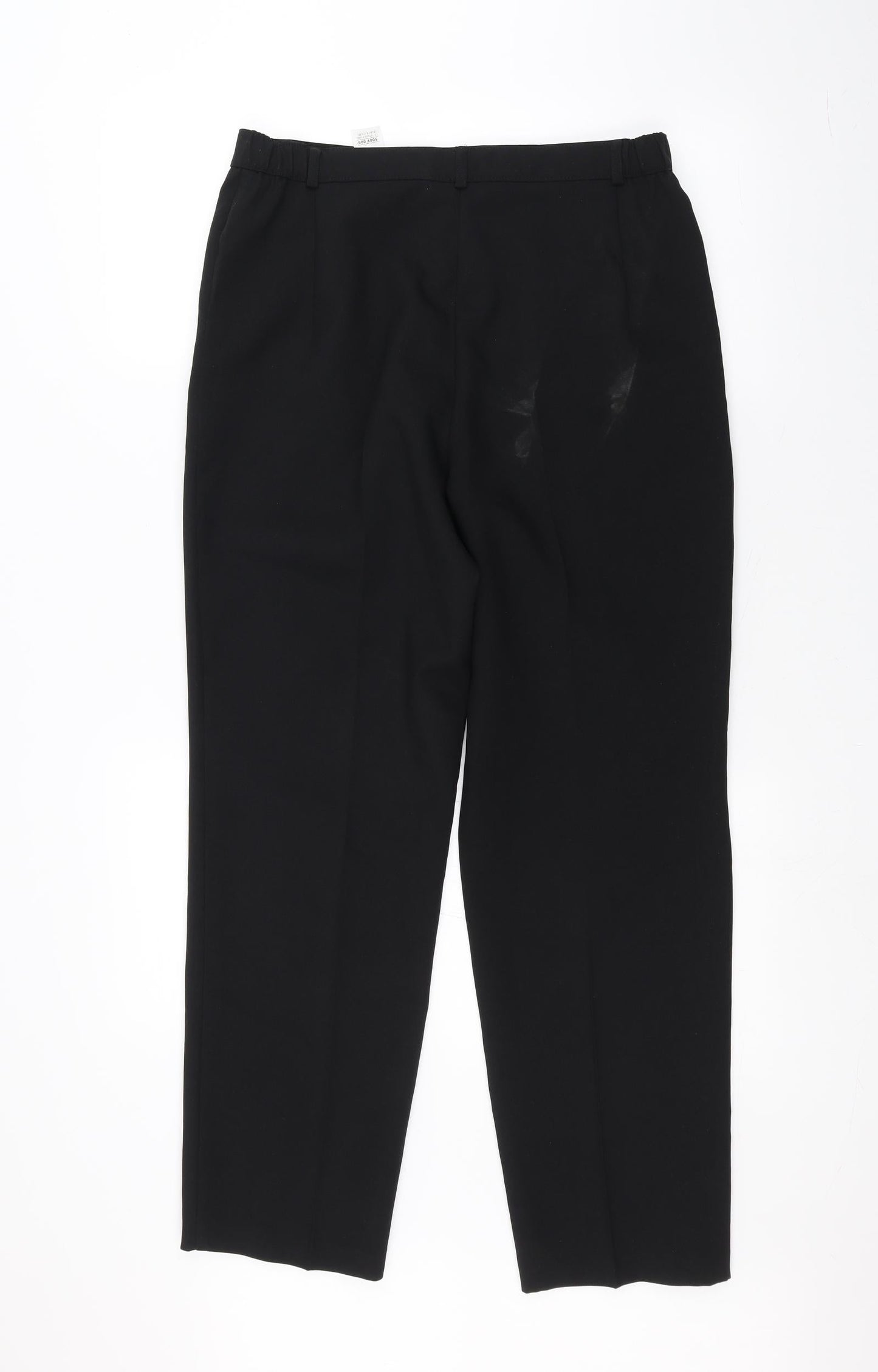 Womens UK Size 14 Marks and Spencer Regular Fit  Black Trousers