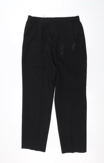 Womens UK Size 14 Marks and Spencer Regular Fit  Black Trousers
