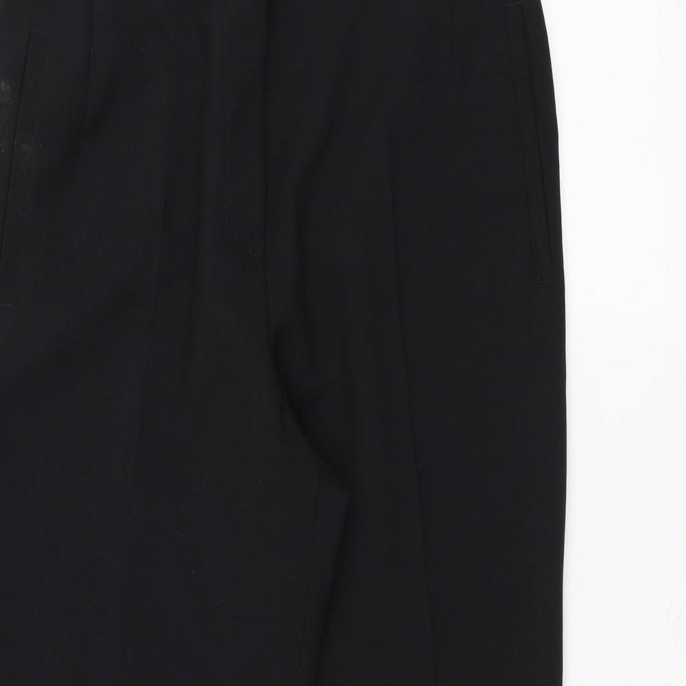 Womens UK Size 14 Marks and Spencer Regular Fit  Black Trousers