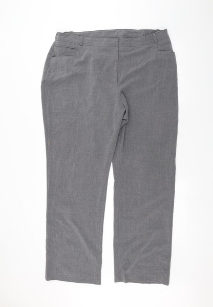 Capsule Womens Grey   Trousers  Size 20 L27 in