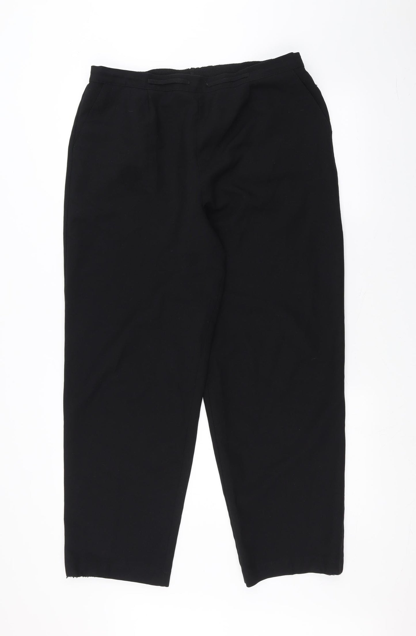 Classic Womens Black   Trousers  Size 18 L25 in