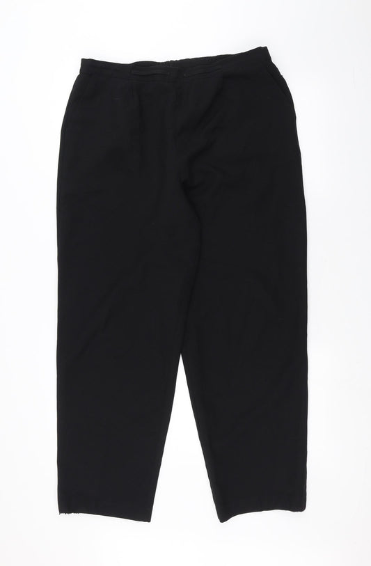 Classic Womens Black   Trousers  Size 18 L25 in