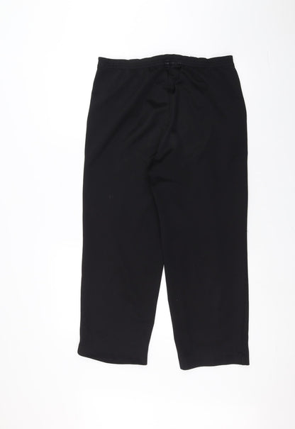 BM Womens Black   Trousers  Size 12 L23 in