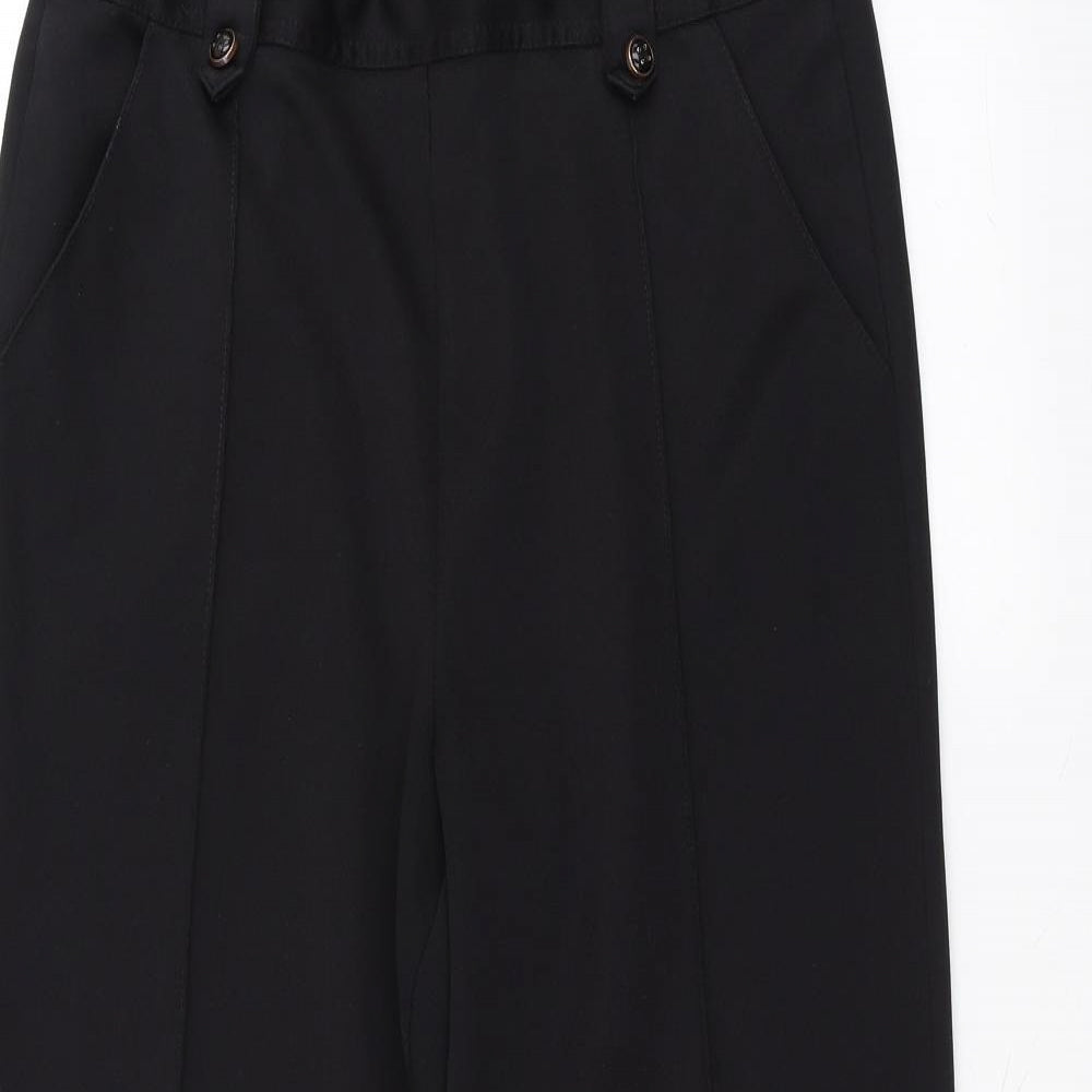 BM Womens Black   Trousers  Size 12 L23 in