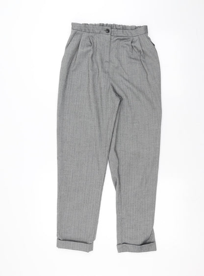Womens UK Size XS Cooperative Regular Fit Rain Trousers Grey Trousers