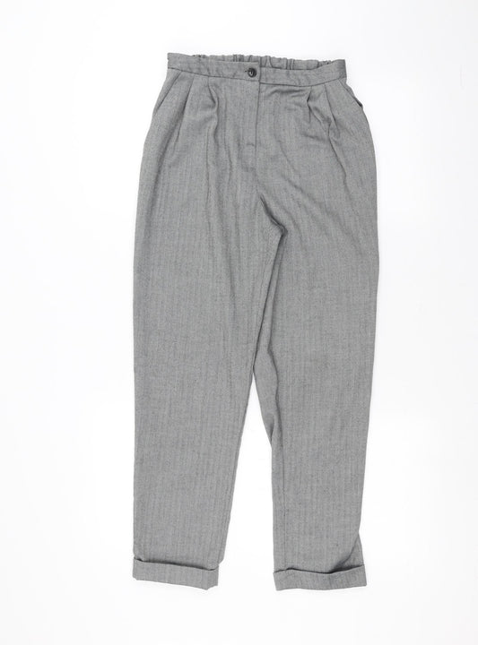 Womens UK Size XS Cooperative Regular Fit Rain Trousers Grey Trousers