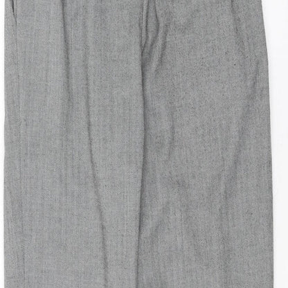 Womens UK Size XS Cooperative Regular Fit Rain Trousers Grey Trousers