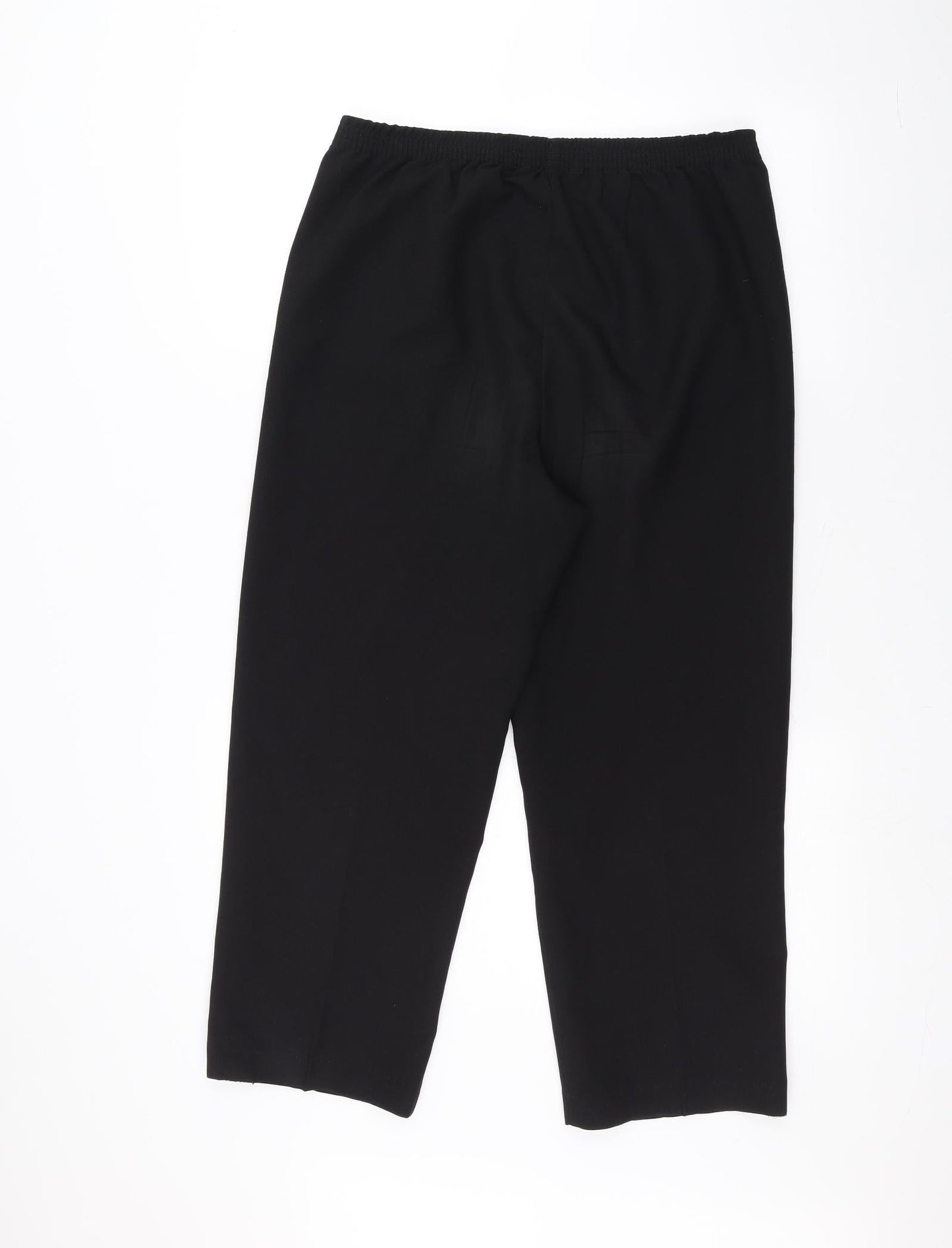 Womens UK Size 12 BM Regular Fit  Black Trousers