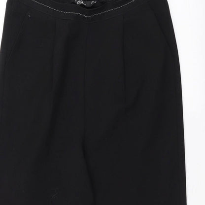 Womens UK Size 12 BM Regular Fit  Black Trousers