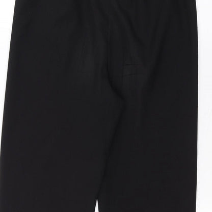 Womens UK Size 12 BM Regular Fit  Black Trousers