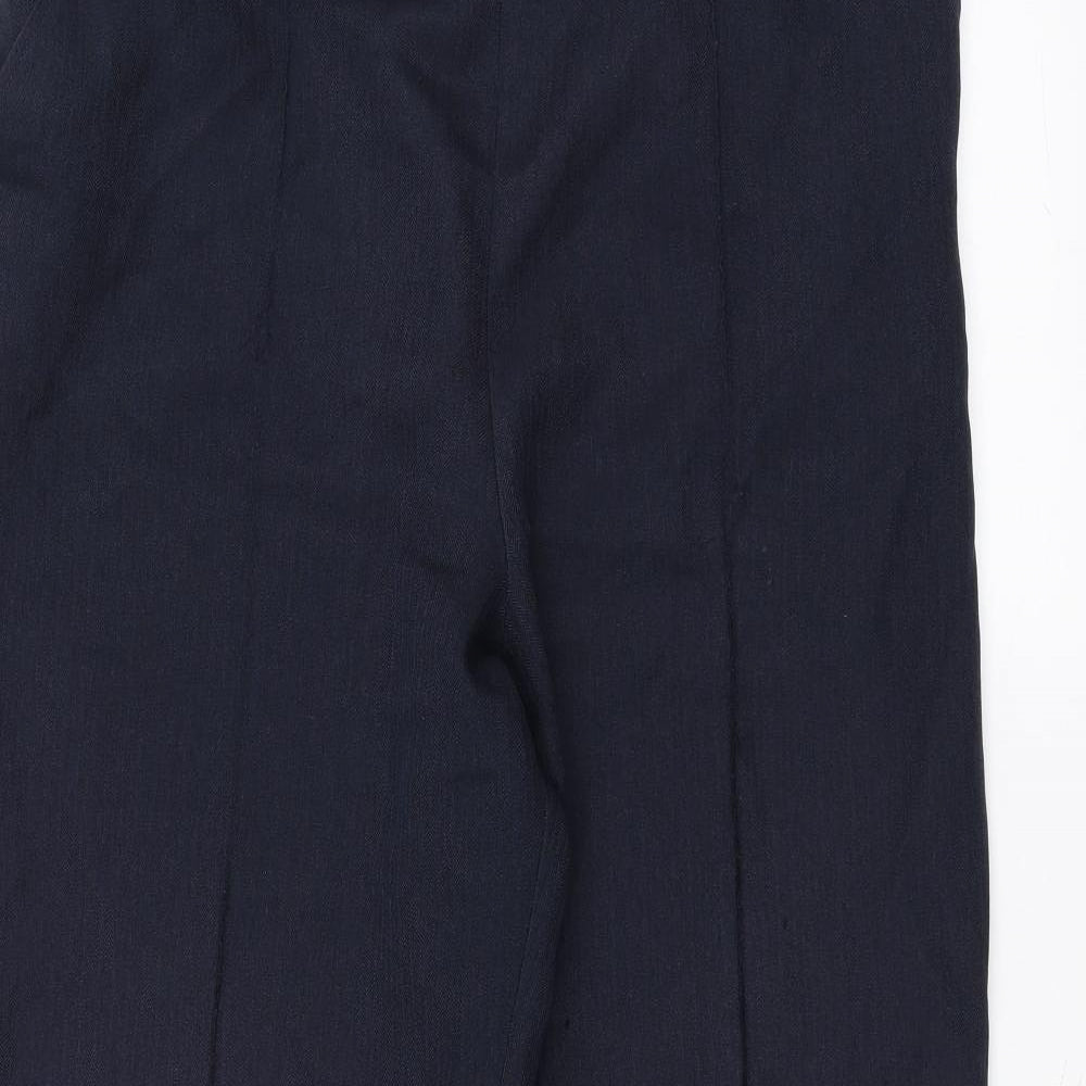 Womens UK Size 16 Marks and Spencer Regular Fit  Blue Trousers