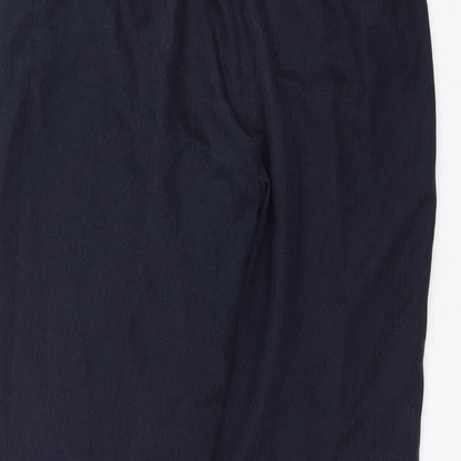 Womens UK Size 16 Marks and Spencer Regular Fit  Blue Trousers
