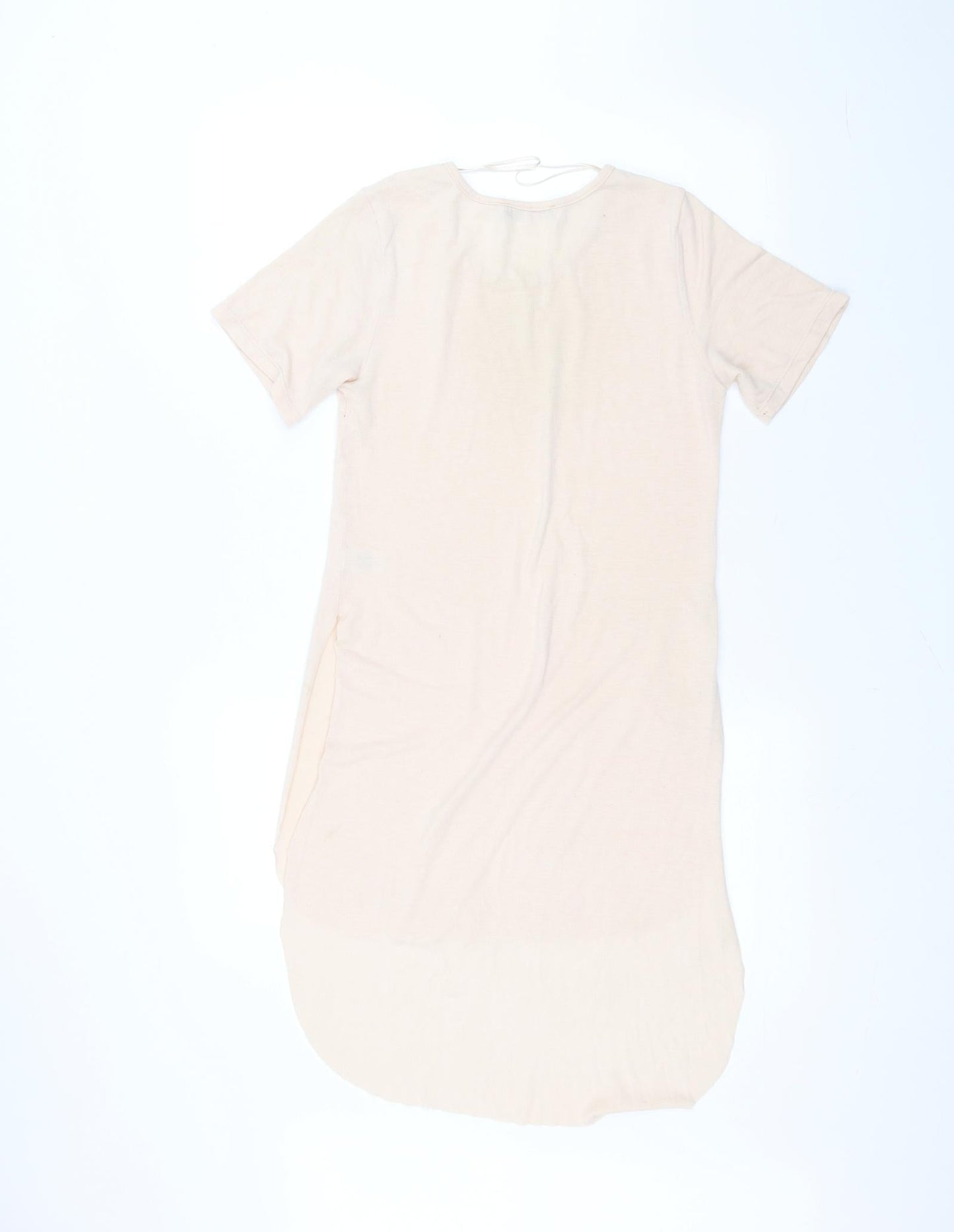 Womens UK Size 8 Select Pink Basic T-Shirt