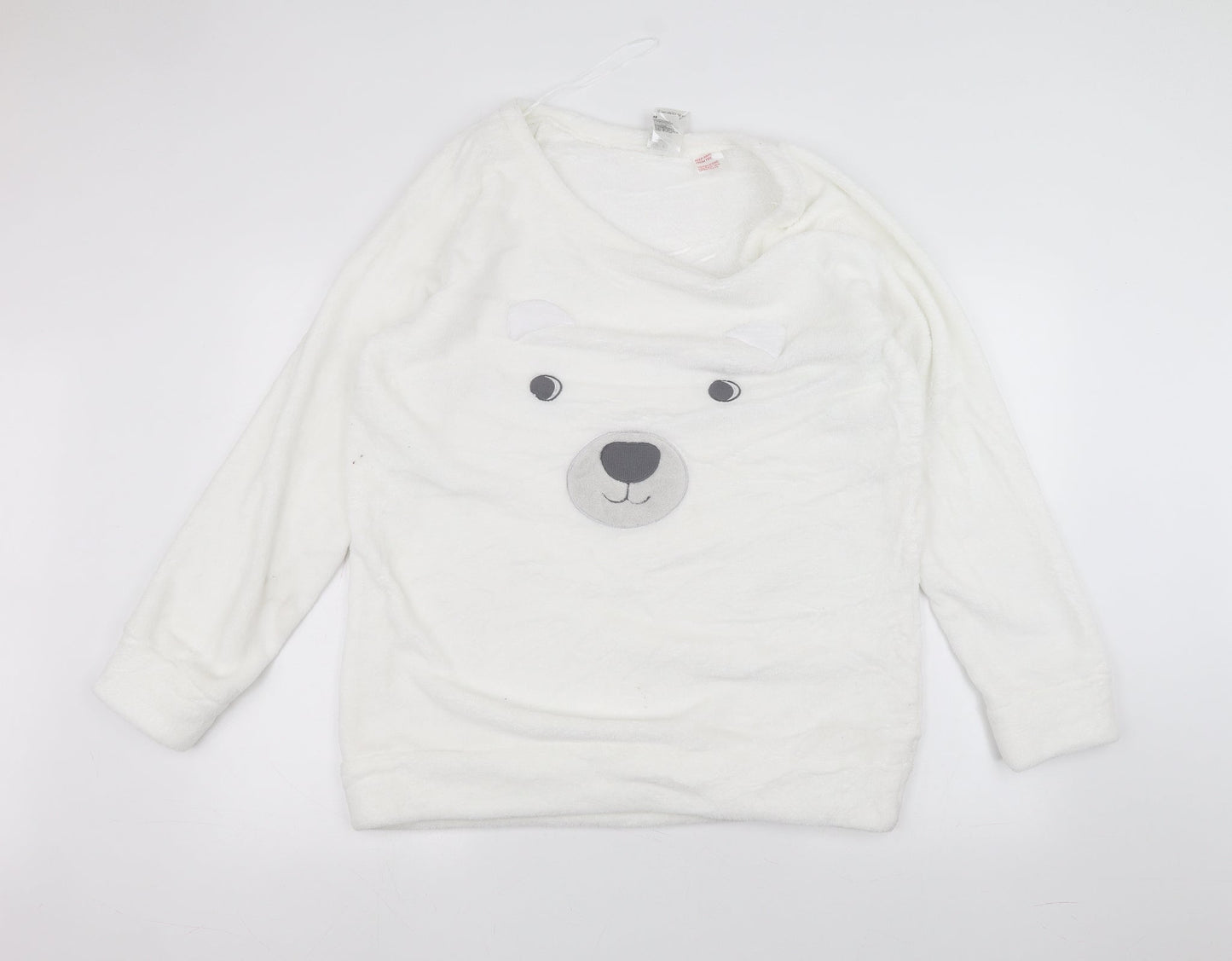 Womens UK Size M H&M White Pullover Jumper