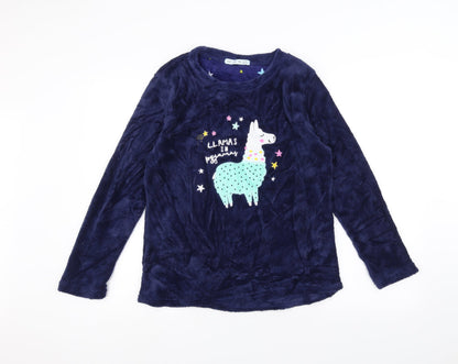 Womens UK Size 12 Preworn Blue Pullover Jumper