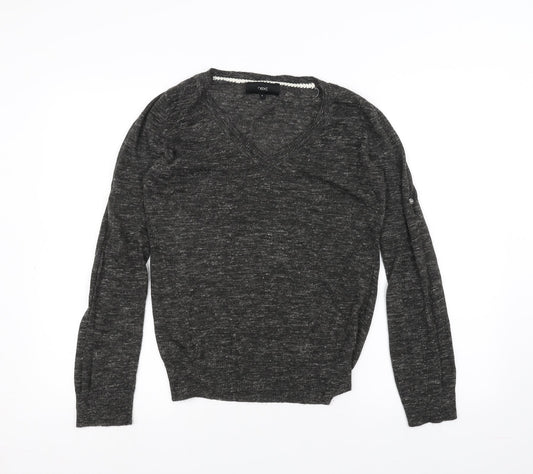 Womens UK Size 8 NEXT Grey Pullover Jumper
