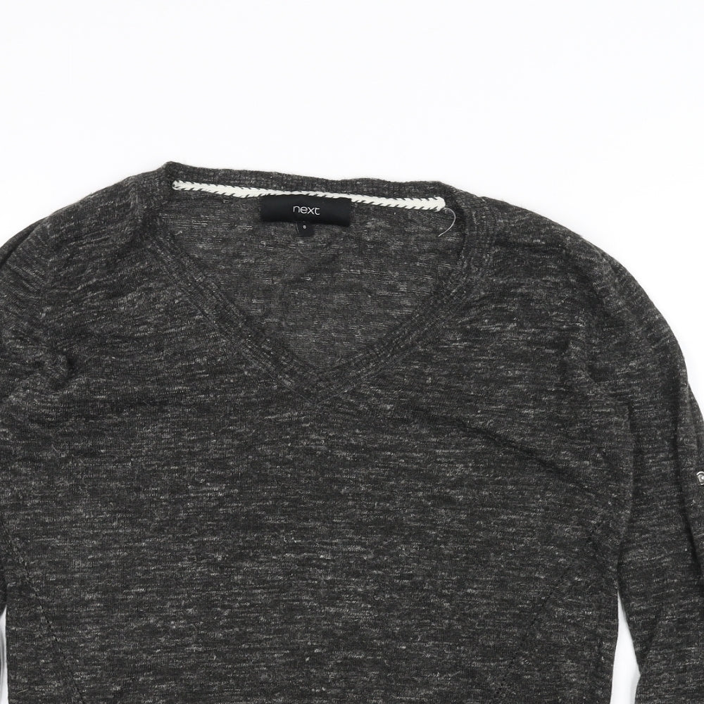 Womens UK Size 8 NEXT Grey Pullover Jumper
