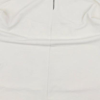 Womens UK Size 12 NEXT White Pullover Jumper