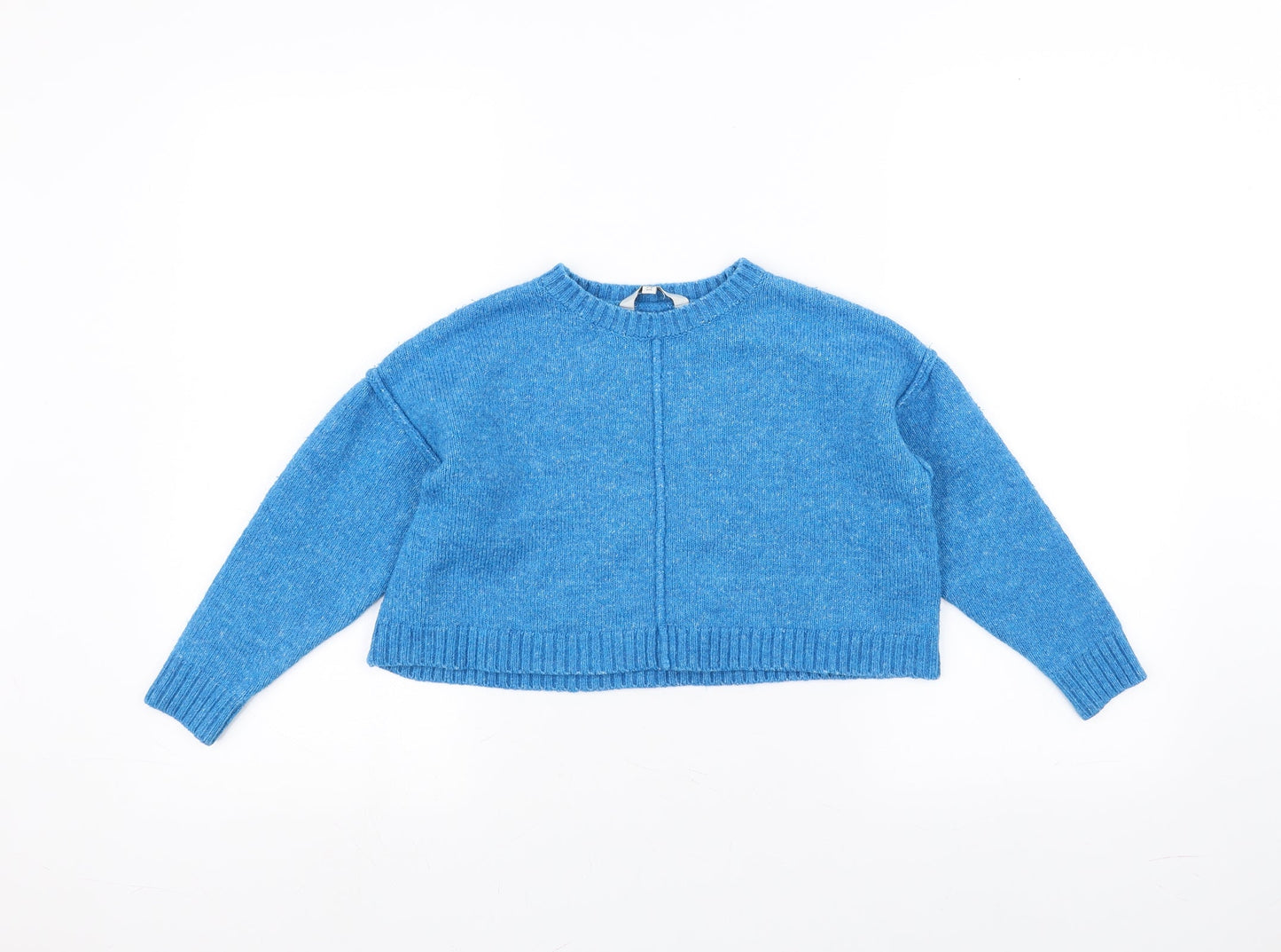 miss e-vie Girls Blue   Pullover Jumper Size 7-8 Years