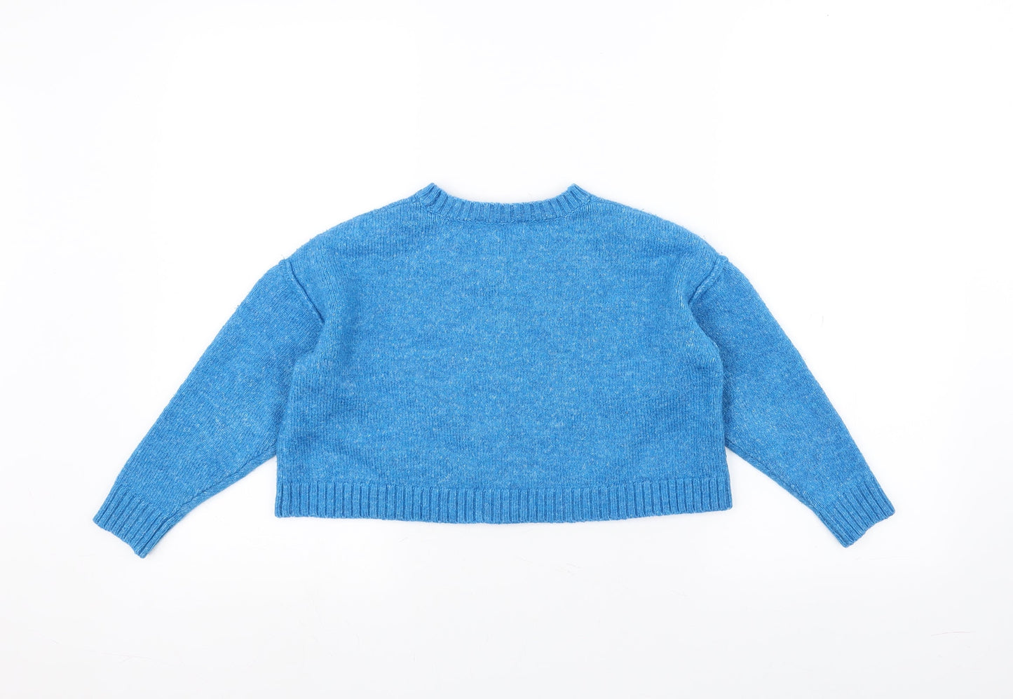 miss e-vie Girls Blue   Pullover Jumper Size 7-8 Years