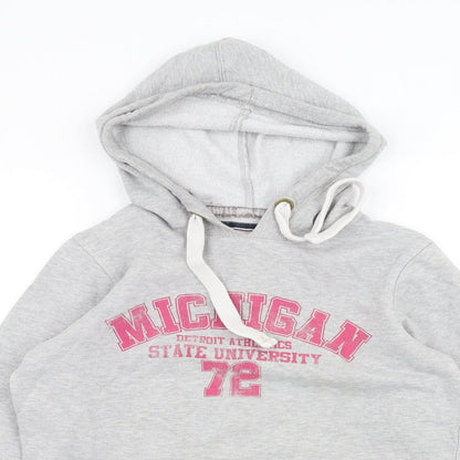 Brave Soul Womens Grey   Pullover Hoodie Size M