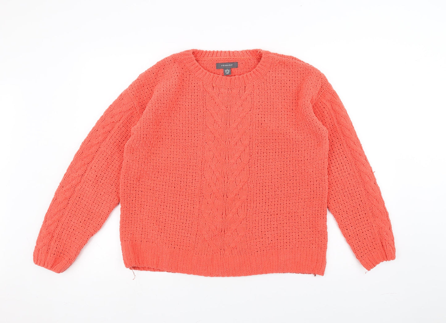 Primark Womens Orange   Pullover Jumper Size S