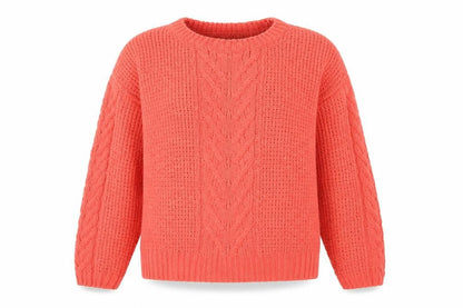 Womens UK Size S Primark Orange Pullover Jumper