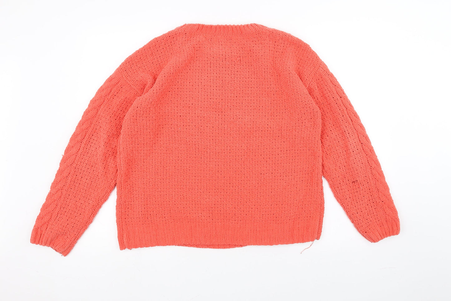 Primark Womens Orange   Pullover Jumper Size S