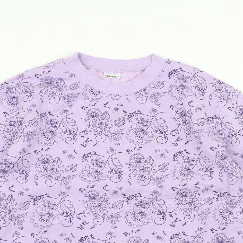 Damart Womens Purple   Pullover Jumper Size 14