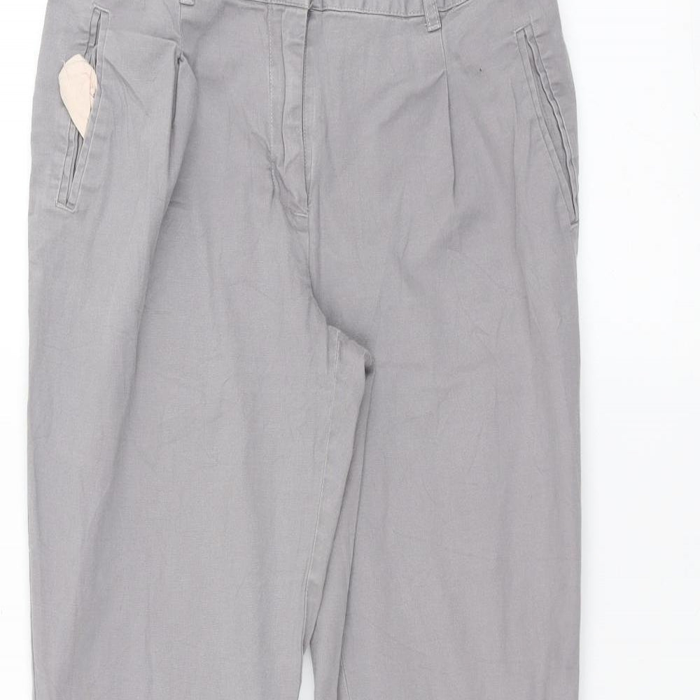 Oasis Womens Grey   Straight Jeans Size 10 L25 in
