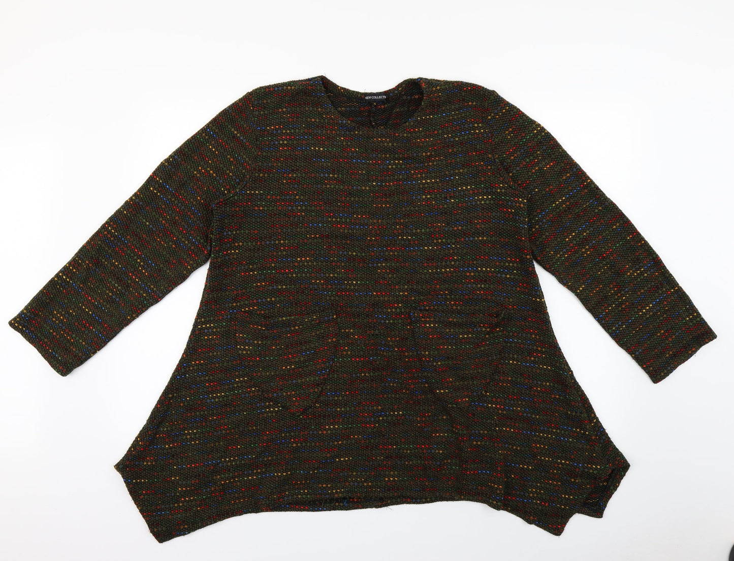 Womens UK Size M new collection Green Pullover Jumper
