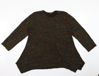 Womens UK Size M new collection Green Pullover Jumper