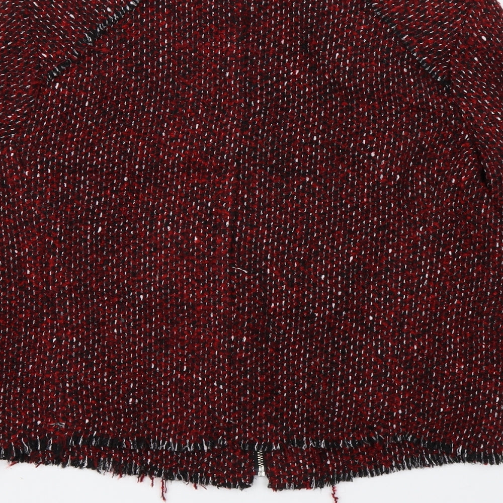 NEXT  Womens Red   Full Zip Sweatshirt Size 8