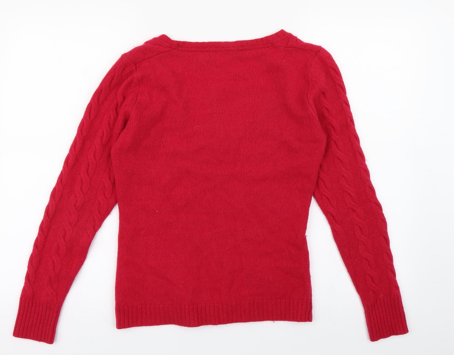 Womens UK Size 14 Preworn Pink Pullover Jumper