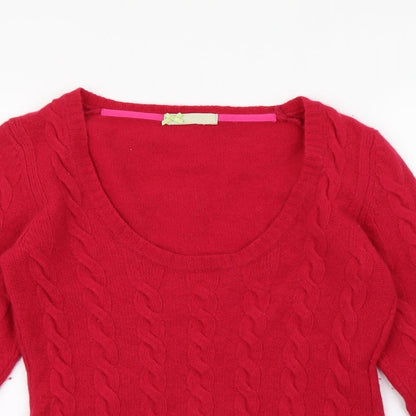 Womens UK Size 14 Preworn Pink Pullover Jumper