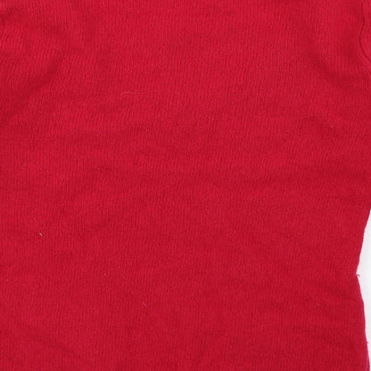 Womens UK Size 14 Preworn Pink Pullover Jumper